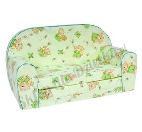 Sofa dla dziecka zielona 